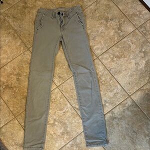 American Eagle Light Green Skinny pants size 4 X-Long